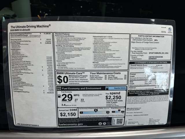 New 2026 Mineral White Metallic BMW 30 xDrive image 26