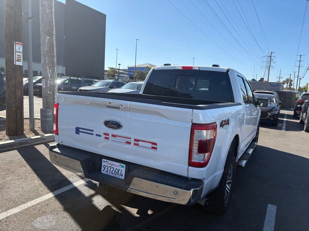 Used 2021 Oxford White Ford Lariat image 7