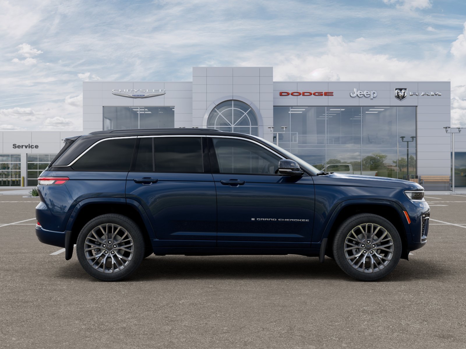 New 2027 Fathom Blue Pearl-Coat Paint Jeep Summit image 47