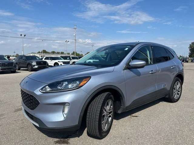 Used 2022 Blue Silver Metallic Ford SEL image 32