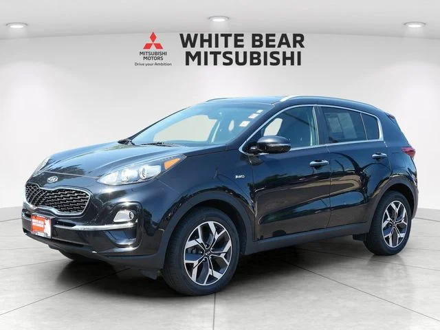 Used 2021 Kia Sportage EX with VIN KNDPNCAC0M7935977 for sale in White Bear Lake, Minnesota