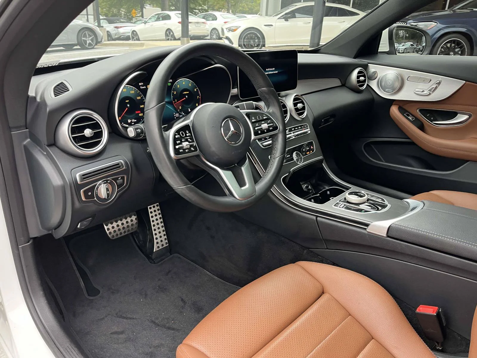 Certified Used 2021 Polar White Mercedes-Benz C 300 4MATIC® Coupe image 38