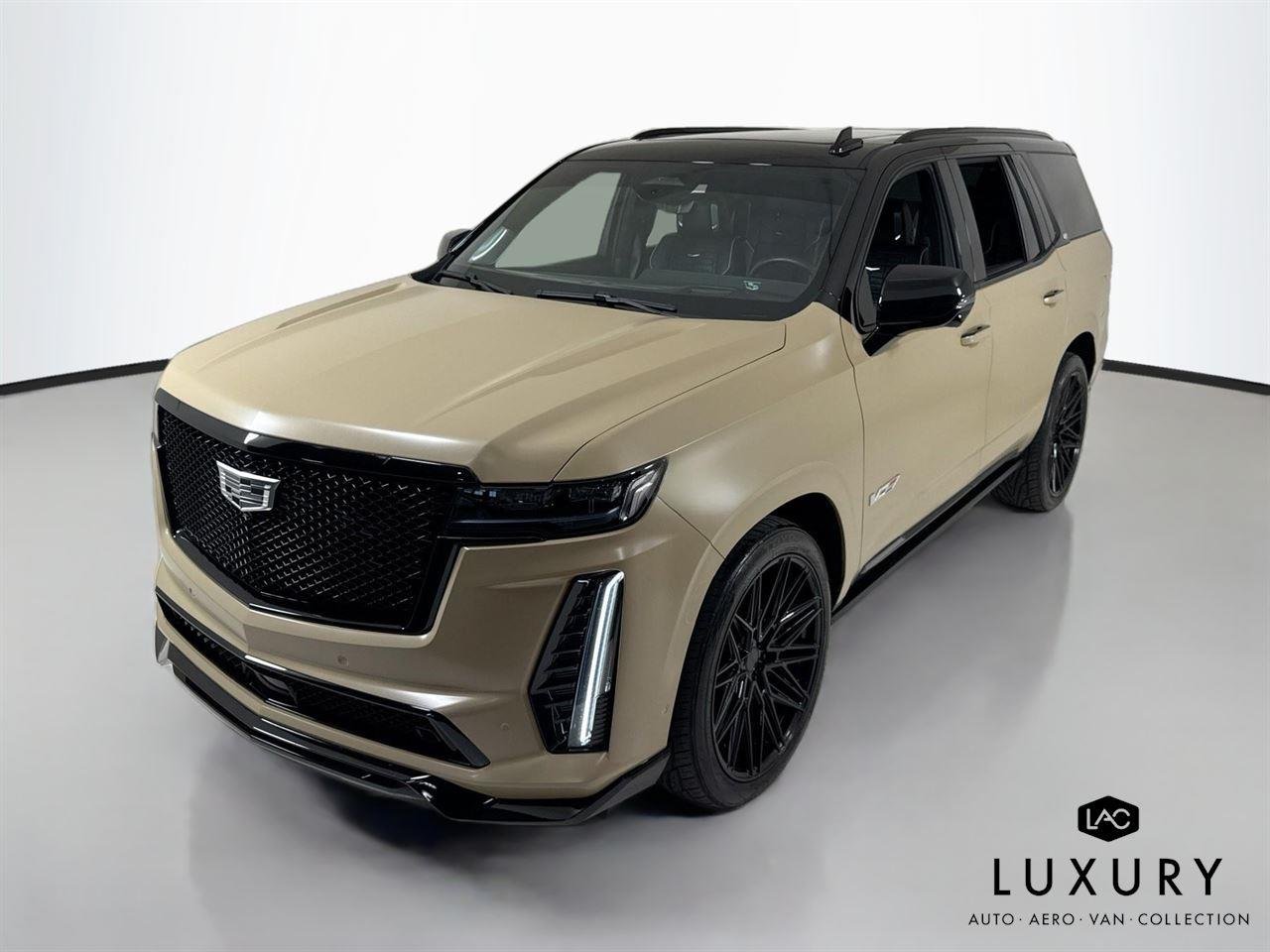 Used 2023 Black Raven Cadillac AWD V-Series | Vossen Wheels | Two Tone Wrap image 4