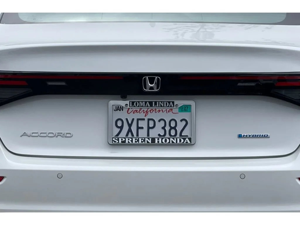Certified Used 2025 Platinum White Pearl Honda HYBRID EX-L image 100