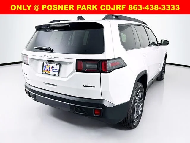 New 2026 Bright White Clear-Coat Exterior Paint Jeep Laredo image 7
