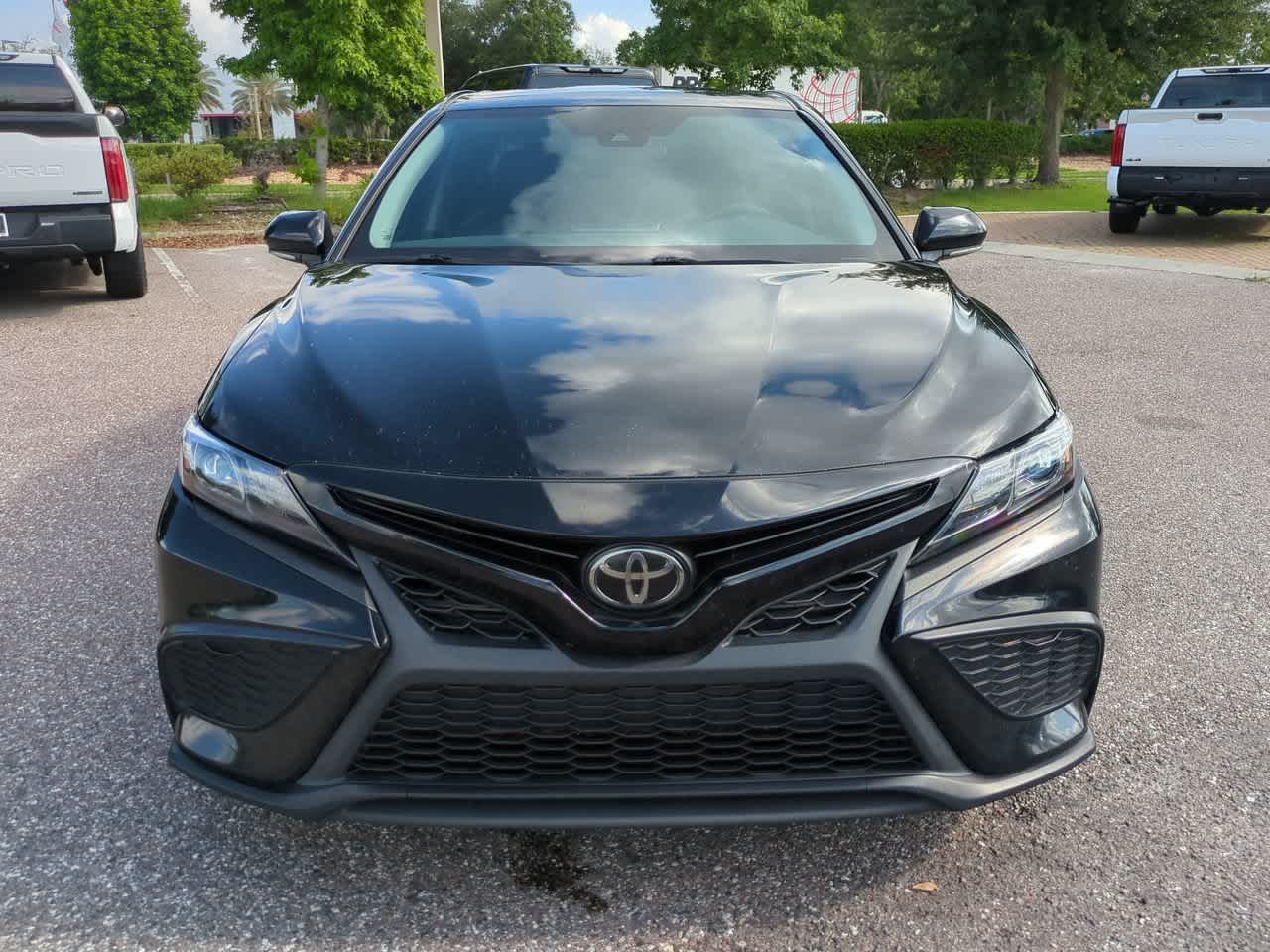 Certified Used 2024 Midnight Black Metallic Toyota SE image 9