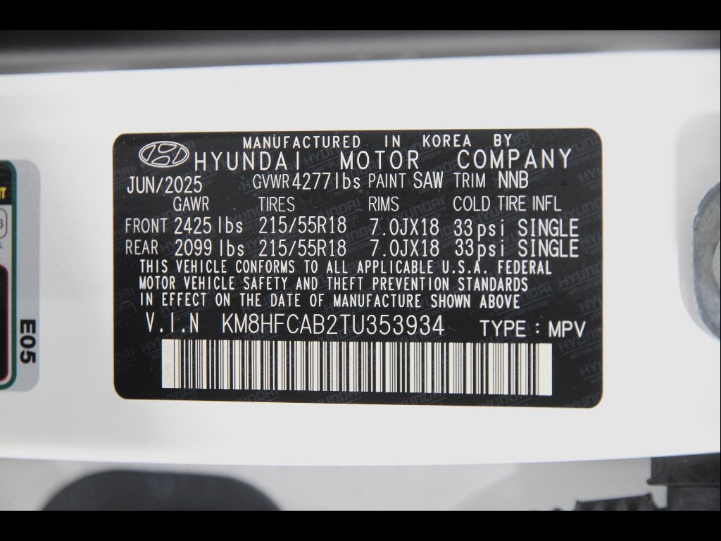 Used 2026 Atlas White Hyundai SEL Sport image 23