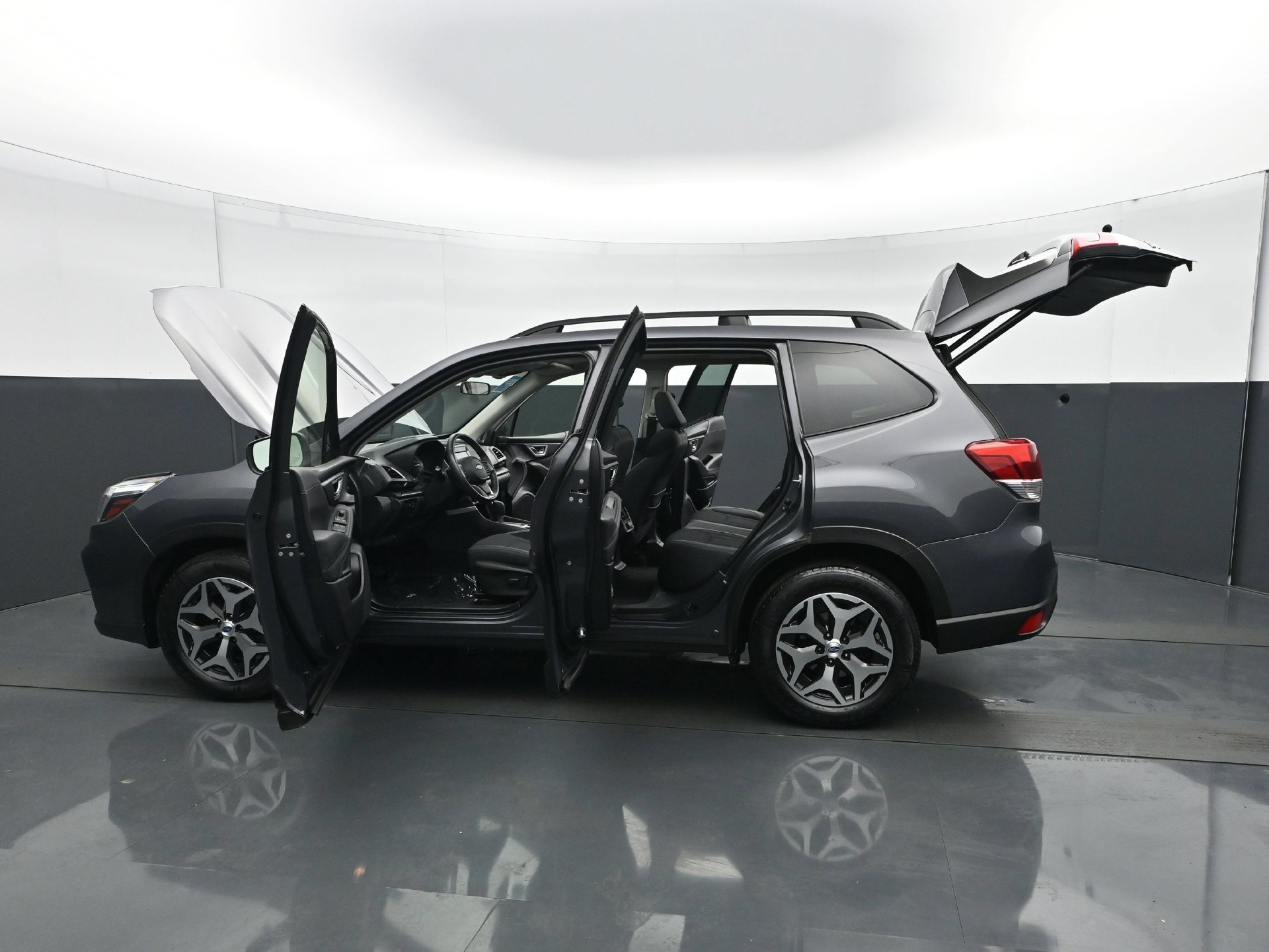 Used 2021 Magnetite Gray Metallic Subaru Premium image 32