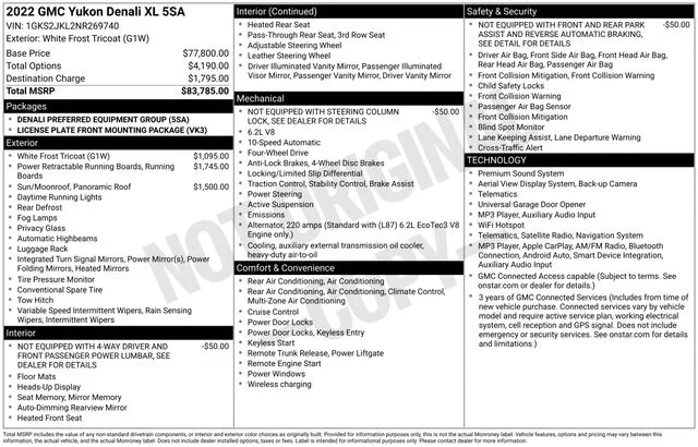 Used 2022 White GMC Denali image 15