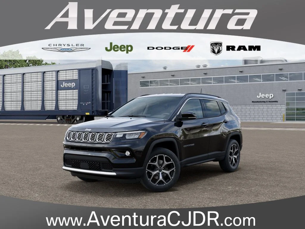 New 2026 Diamond Black Crystal Pearl-Coat Exterior Paint Jeep Limited image 1