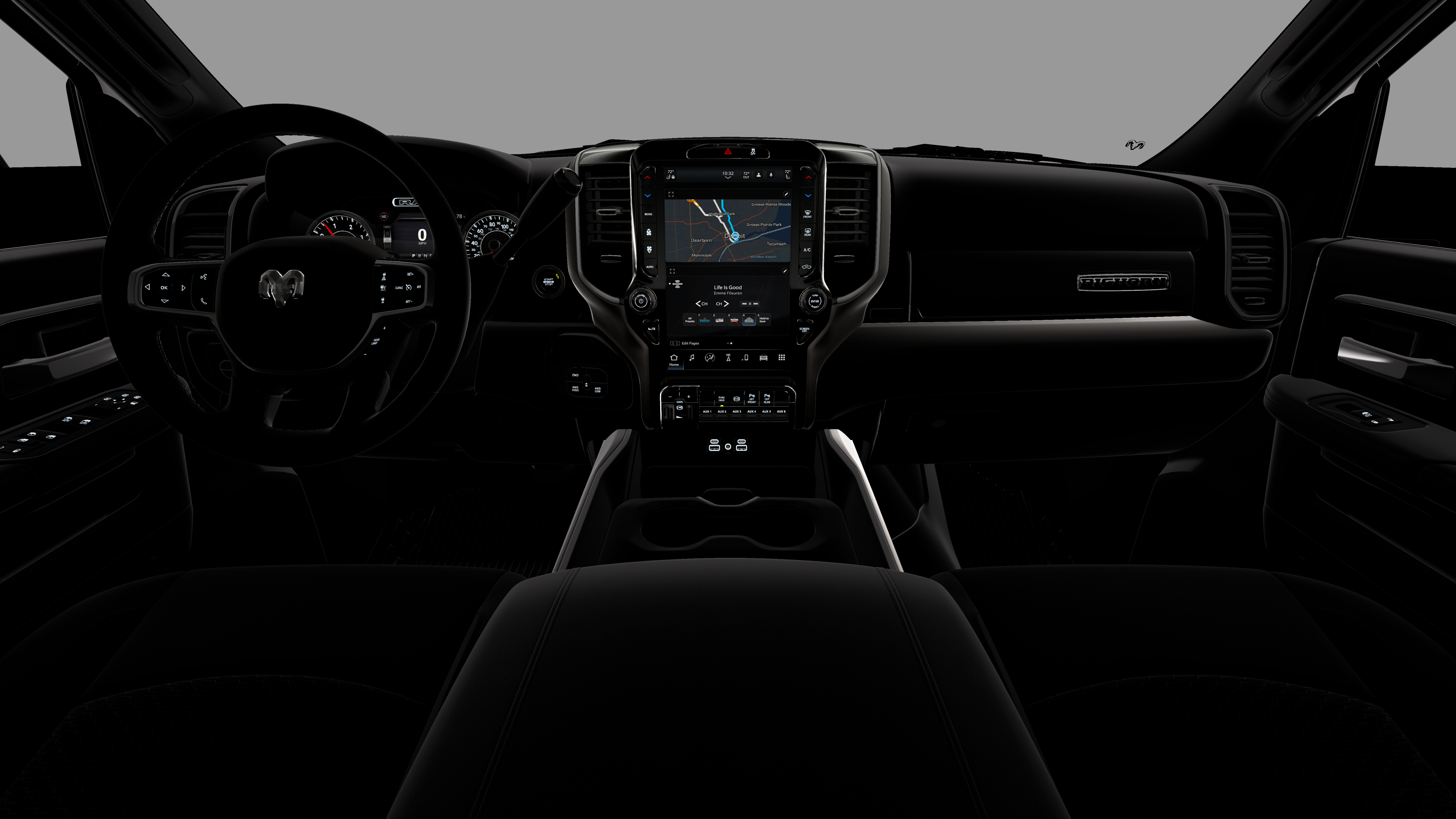 New 2026 Bright White Clear-Coat Exterior Paint RAM BIG HORN image 18