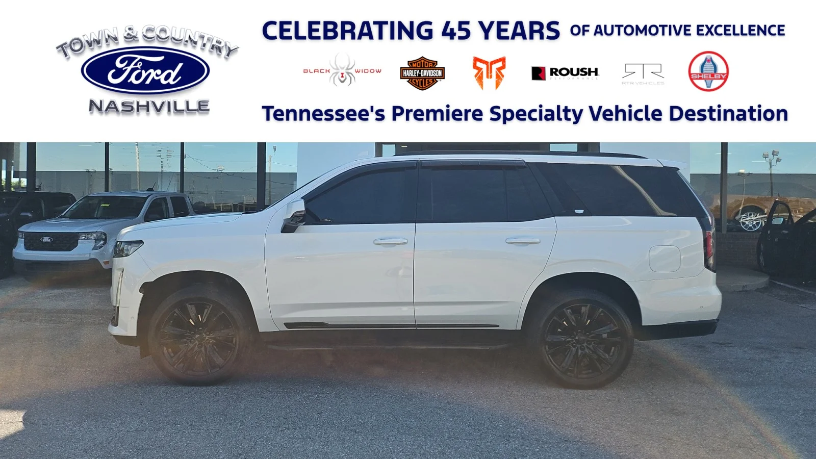 Used 2023 White Cadillac 4WD Sport Platinum image 1