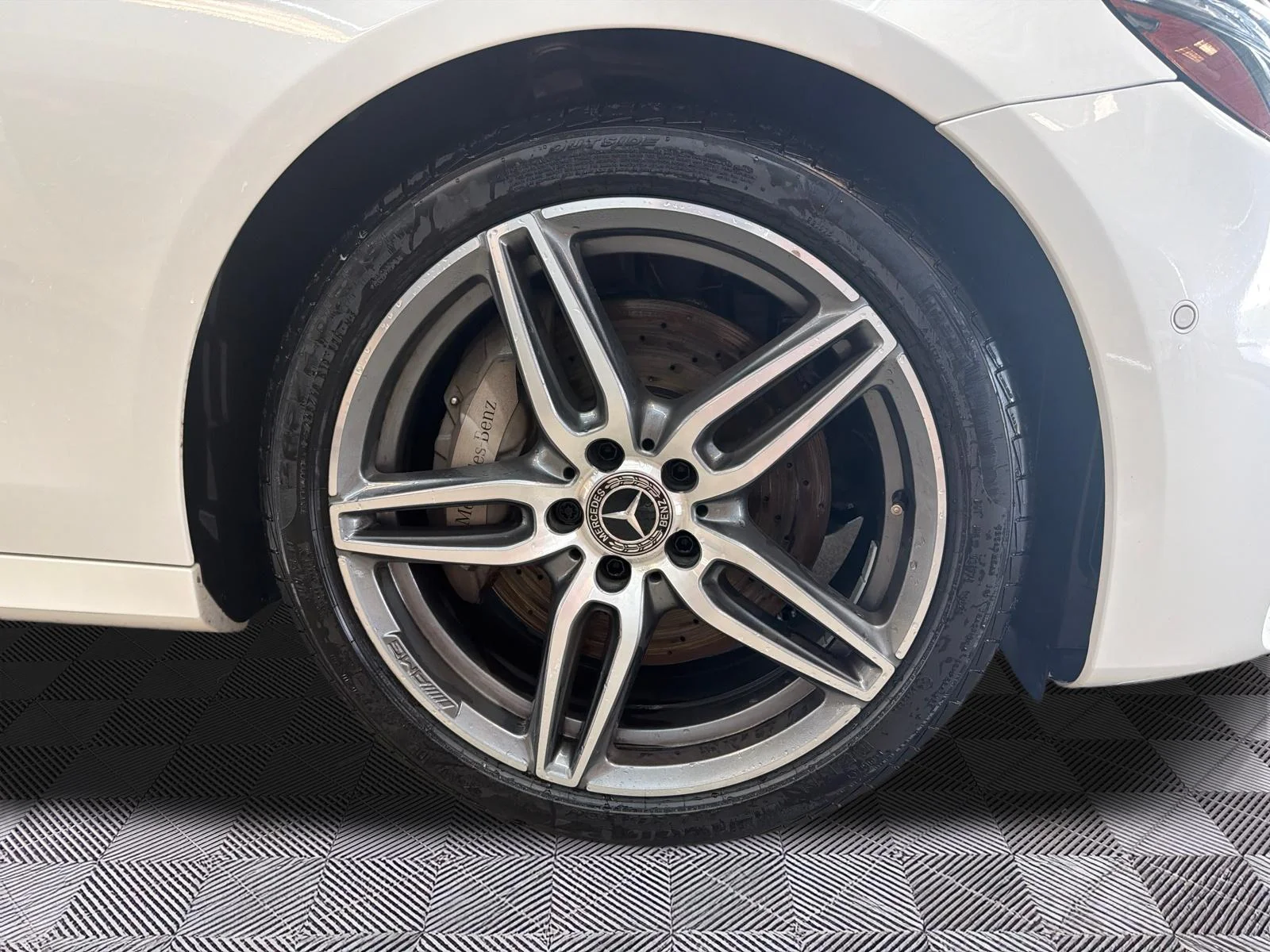 Used 2020 White Mercedes-Benz E 350 4MATIC Sedan image 2
