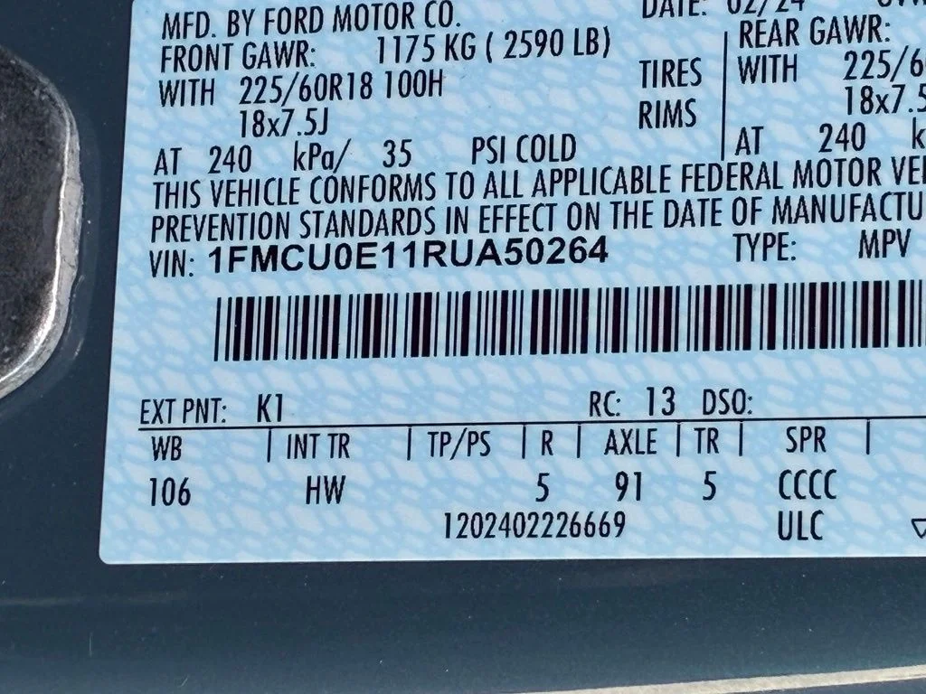 Used 2024 Blue Ford Base image 58