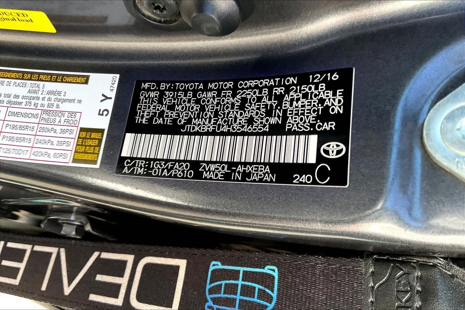 Used 2017 Magnetic Gray Metallic Toyota Two image 33