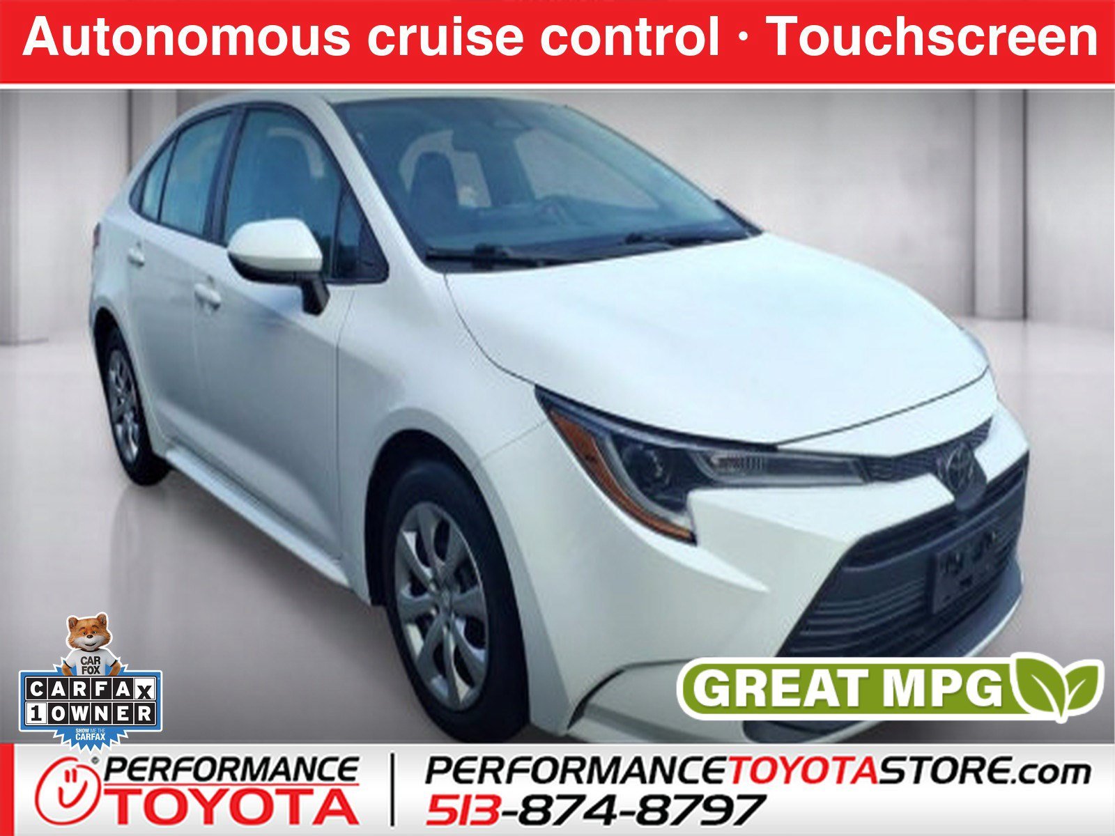 Used 2024 Ice Cap Toyota LE image 1