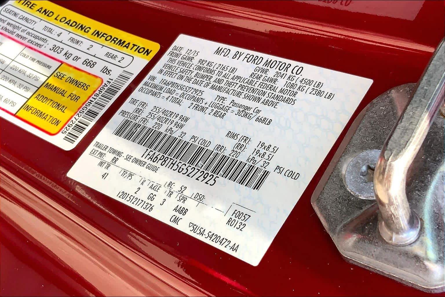 Used 2016 Ruby Red Metallic Tinted Clearcoat Ford EcoBoost Premium image 31