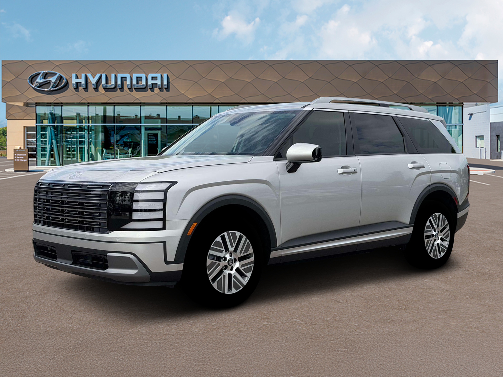 New 2026 Silver Hyundai SEL 7P image 2