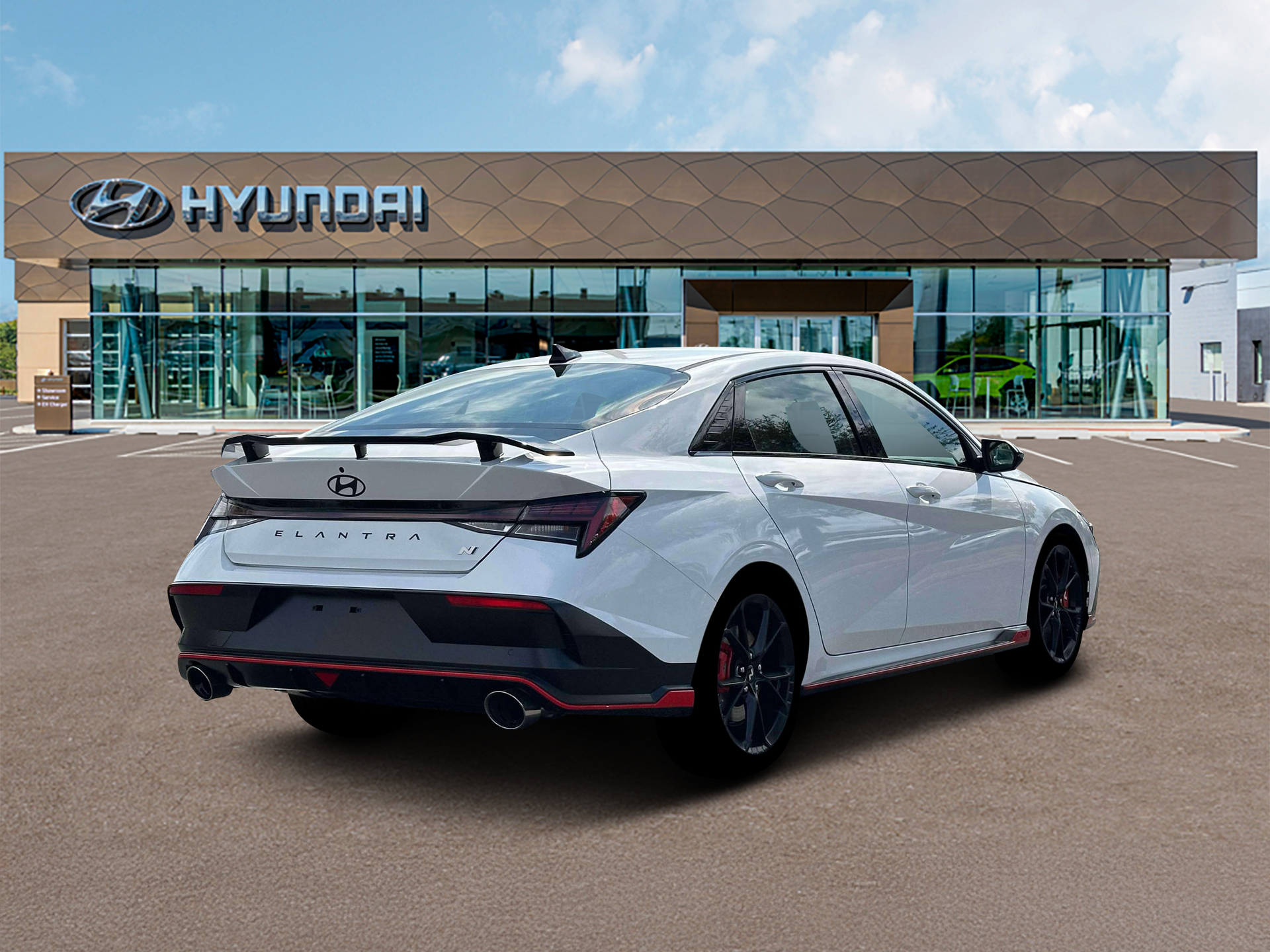 New 2026 Atlas White Hyundai Sedan image 7