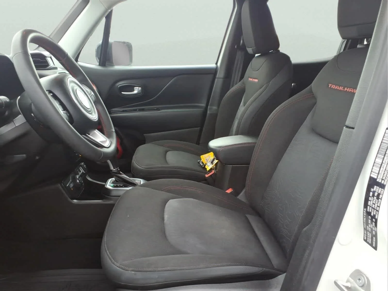 Used 2023 Alpine White Clearcoat Jeep Trailhawk image 15