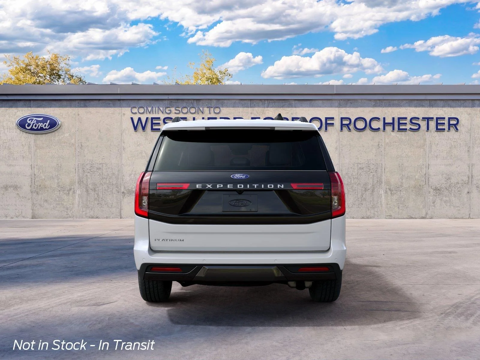 New 2027 Star White Metallic Tri-Coat Ford Platinum image 5
