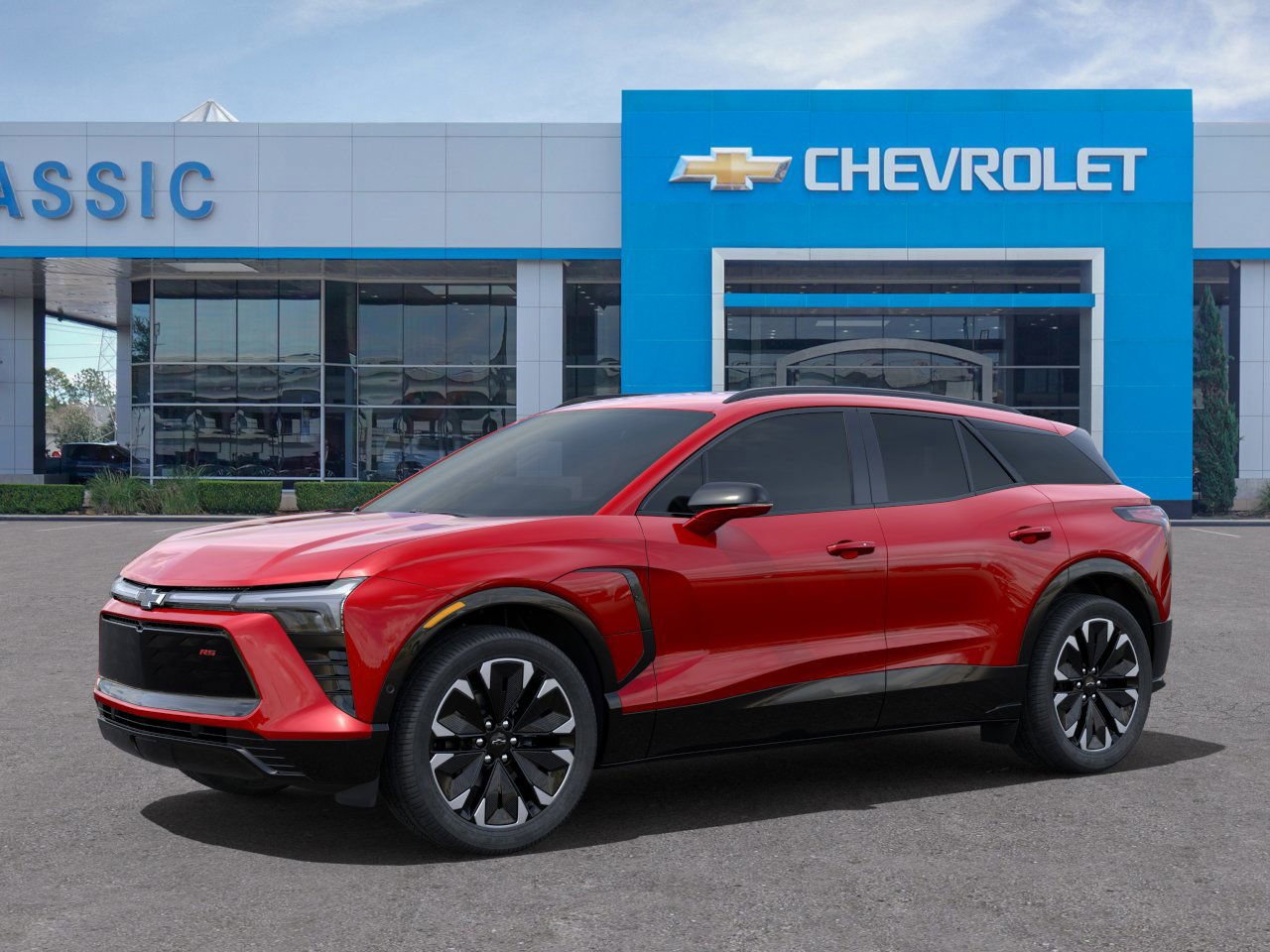 2025 Chevrolet Blazer EV RS Red at Classic Elite Chevrolet Hwy 6