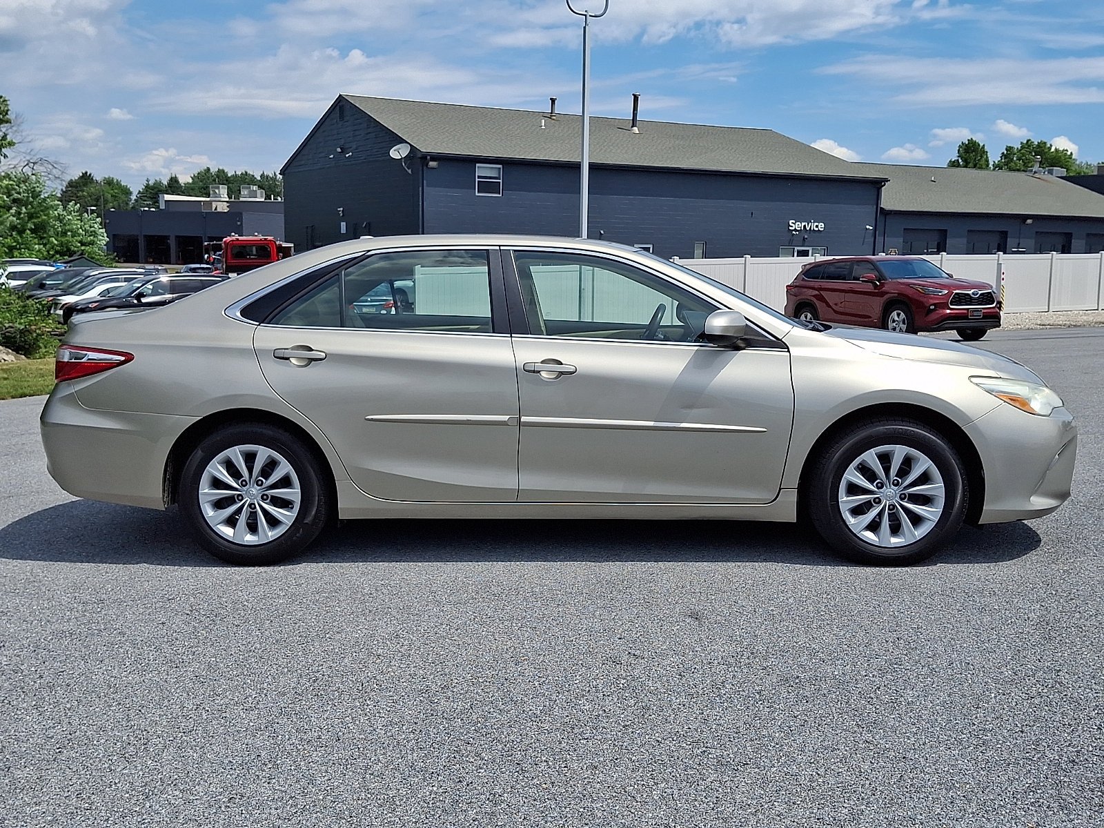 Used 2015 Creme Brulee Mica Toyota LE image 8