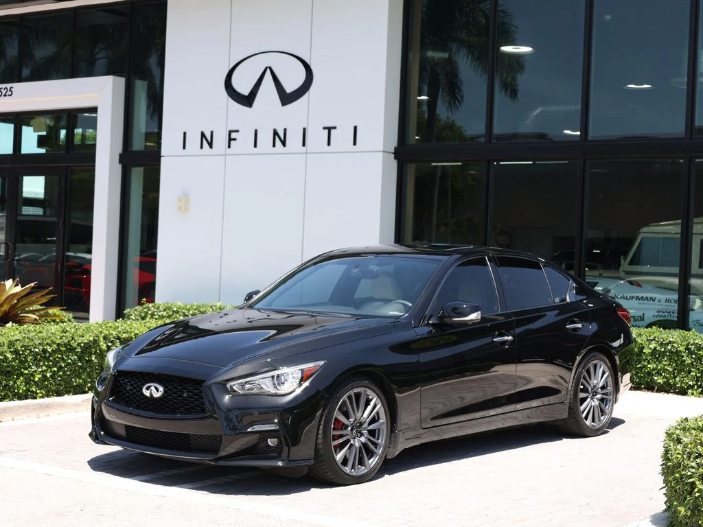 Certified Used 2023 Black INFINITI Red Sport 400 image 1