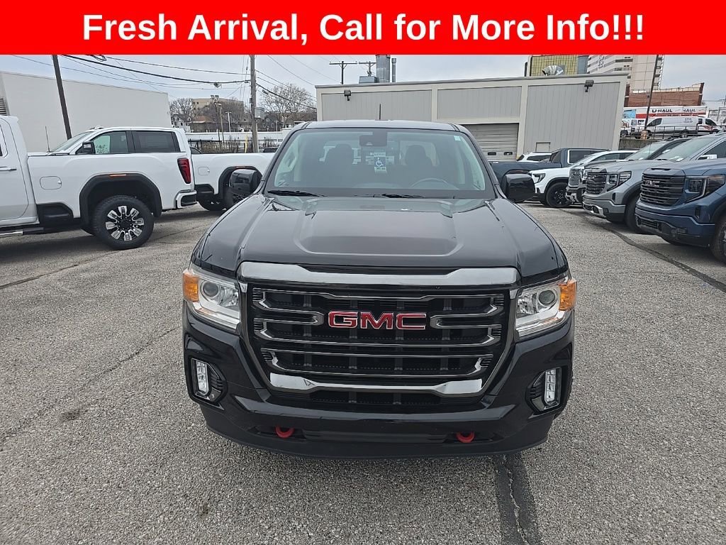 Used 2021 GMC Canyon AT4 with VIN 1GTG6FEN1M1155807 for sale in Kansas City