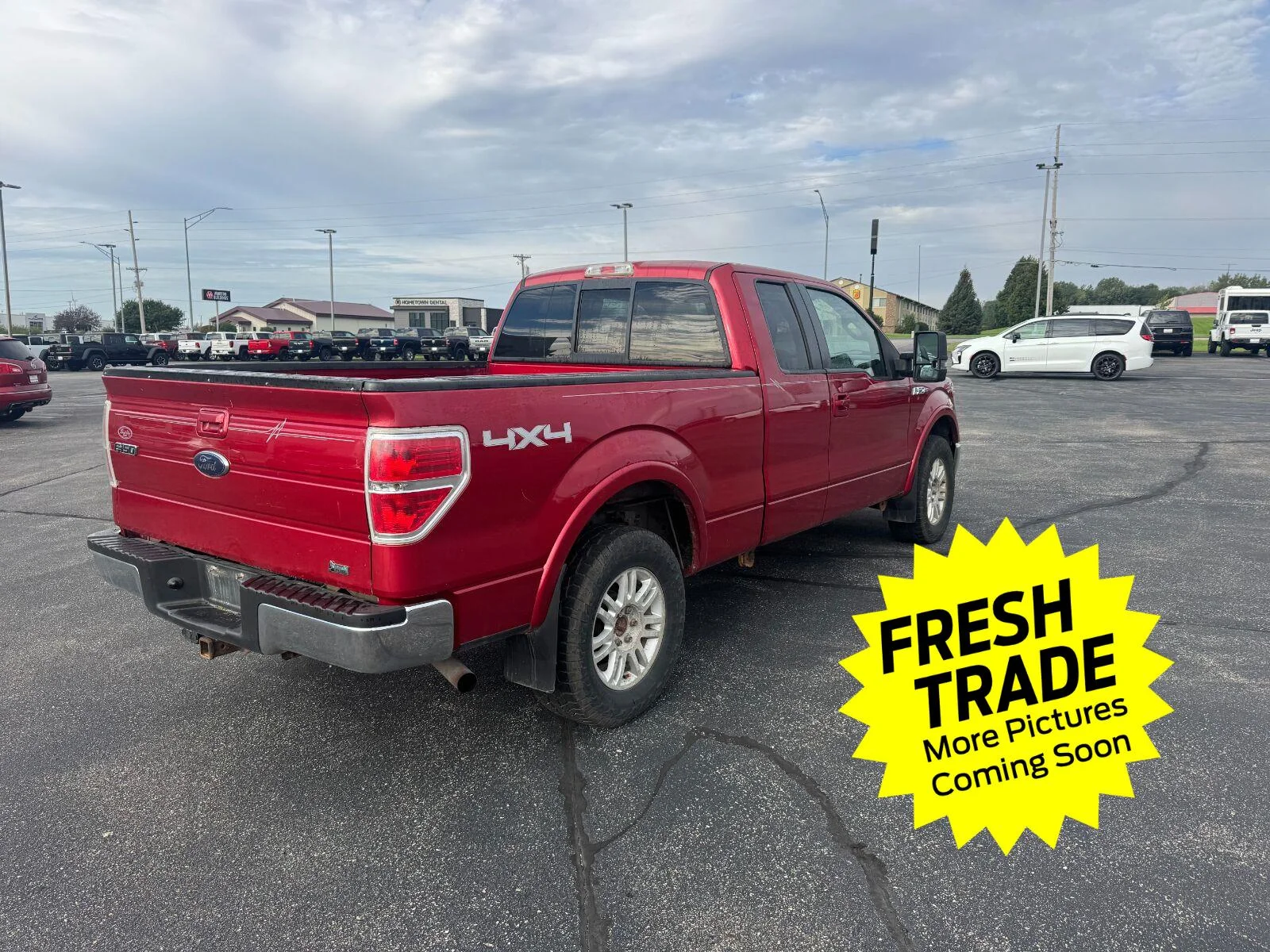 Used 2010 Ford F-150 Lariat with VIN 1FTFX1EV2AFA32835 for sale in Charles City, IA