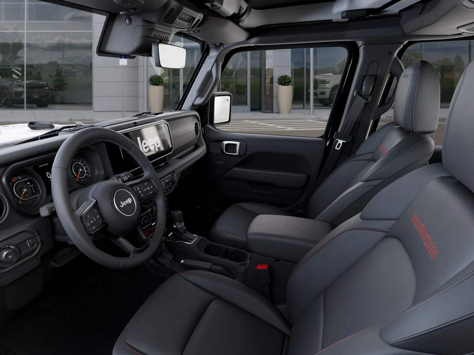 New 2026 Black Clear-Coat Exterior Paint Jeep Rubicon X image 48