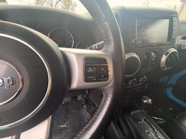 Used 2017 Blue Jeep Unlimited Sahara image 26