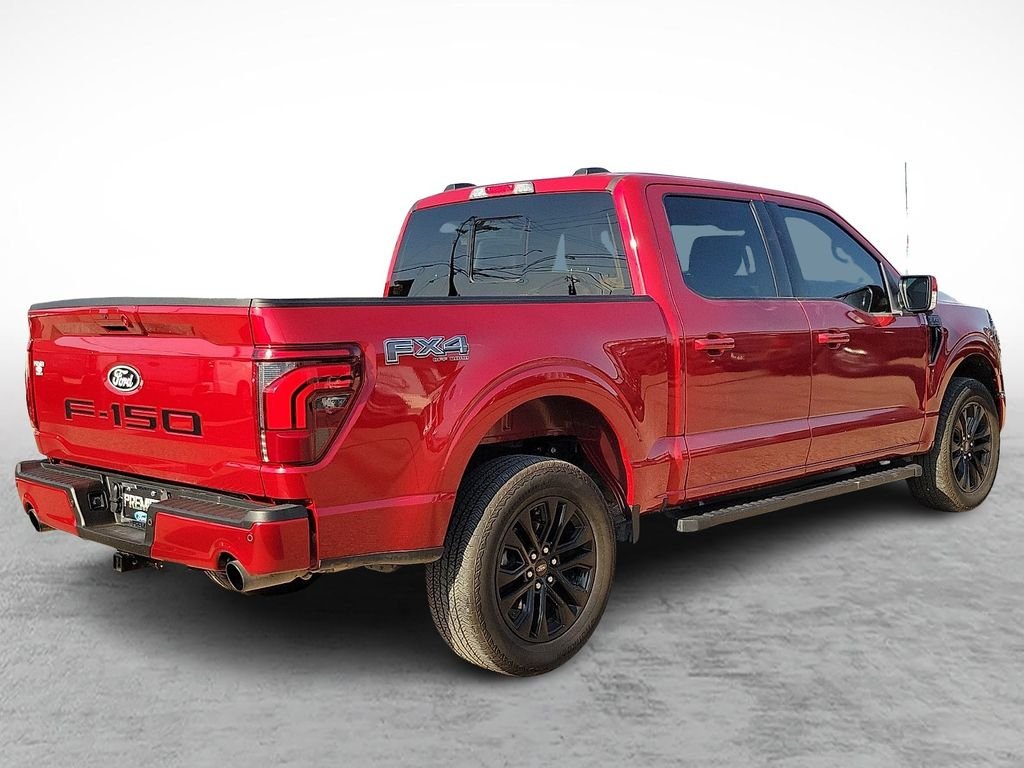 Used 2024 Rapid Red Metallic Tinted Clearcoat Ford Lariat image 10