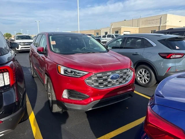 Used 2024 Red Ford Titanium image 2