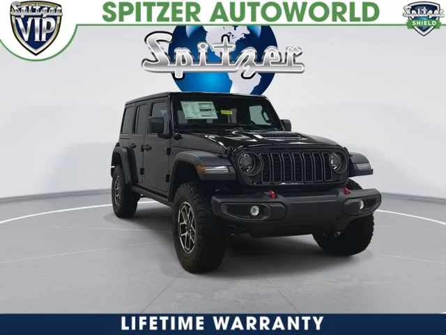 New 2026 Black Clear-Coat Exterior Paint Jeep Rubicon image 3