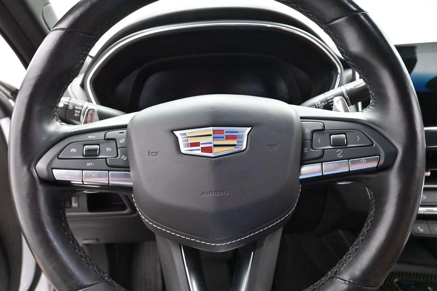 Used 2024 Crystal White Tricoat Cadillac Premium Luxury image 17