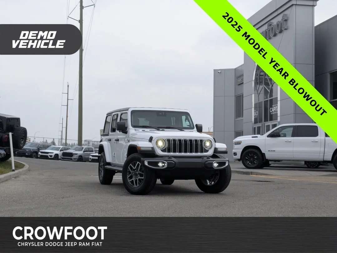 New 2025 White Jeep Sahara - - 4x4 - McKinley Leather Seats - Technology Grp - Safety Grp - Alpine Prem Audio & More! image 1