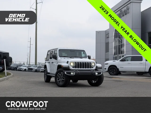 2025 Jeep Wrangler Sahara - - 4x4 - McKinley Leather Seats - Technology Grp - Safety Grp - Alpine Prem Audio & More!