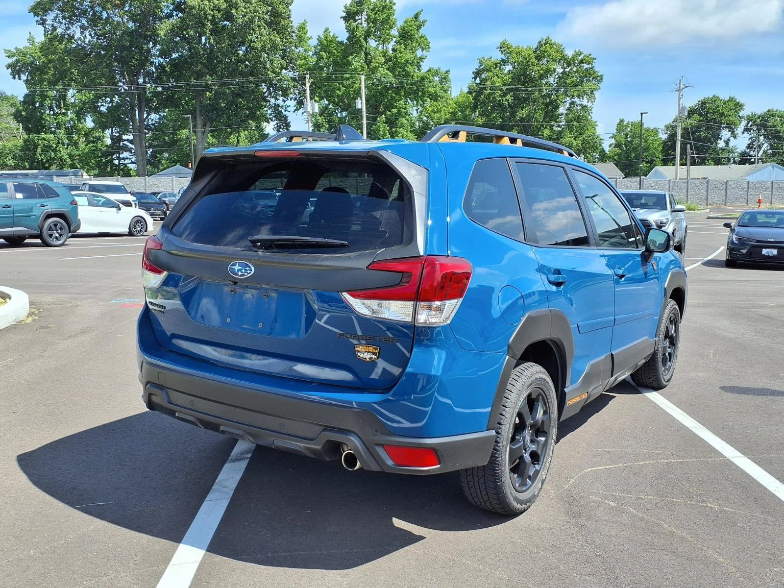 Used 2024 Geyser Blue Subaru Wilderness image 4