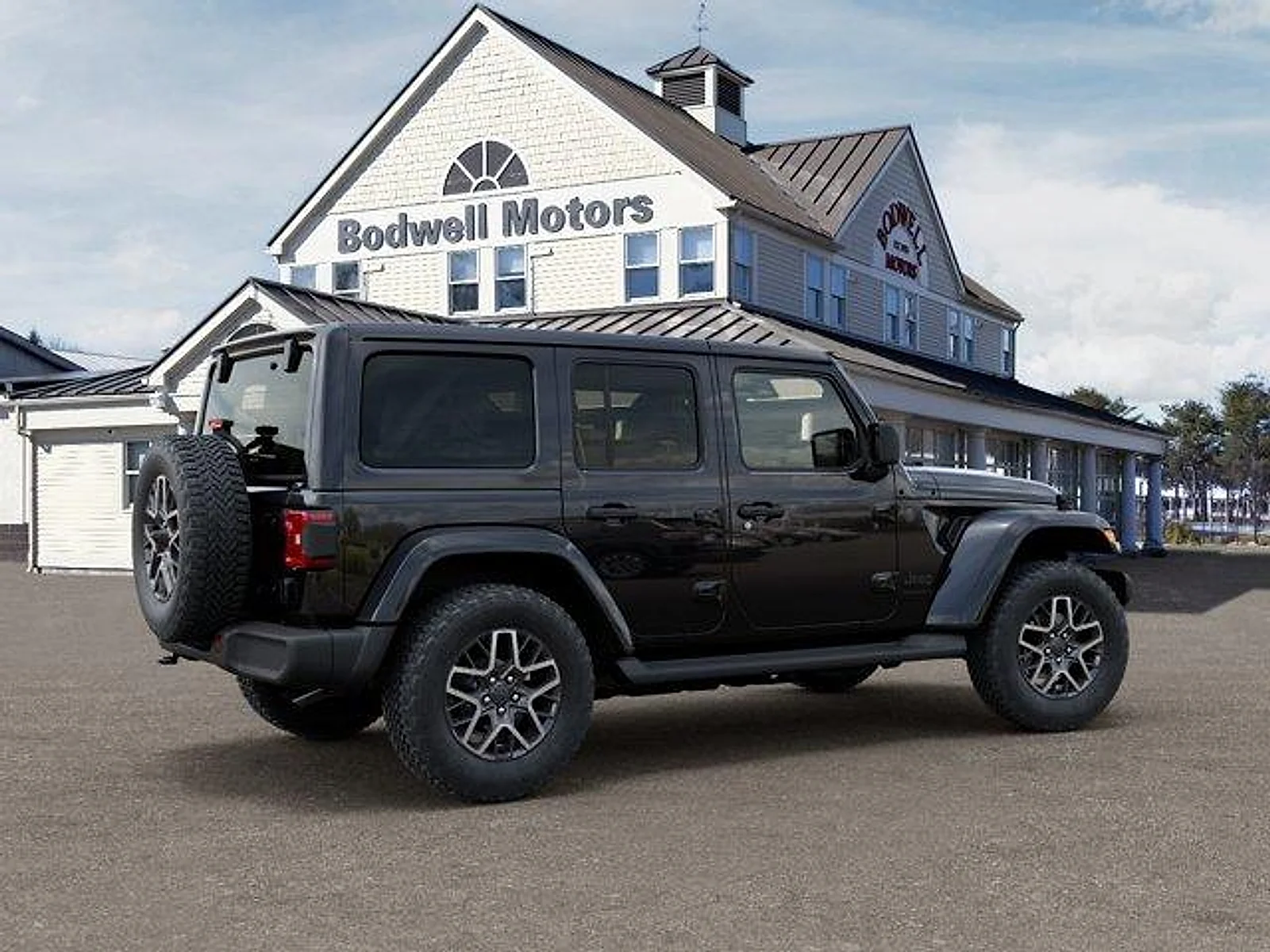 New 2026 Black Clear-Coat Exterior Paint Jeep 4-Door Sahara 4x4 image 4