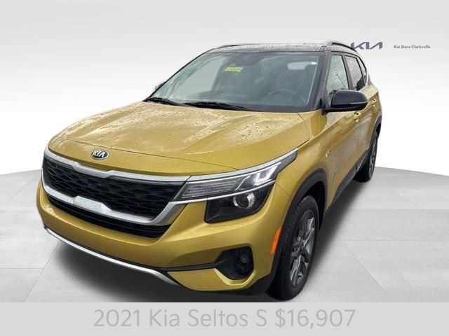 Certified Used 2021 Yellow Kia S image 4