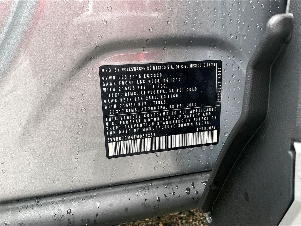 New 2026 Silver Volkswagen 2.0T S image 17