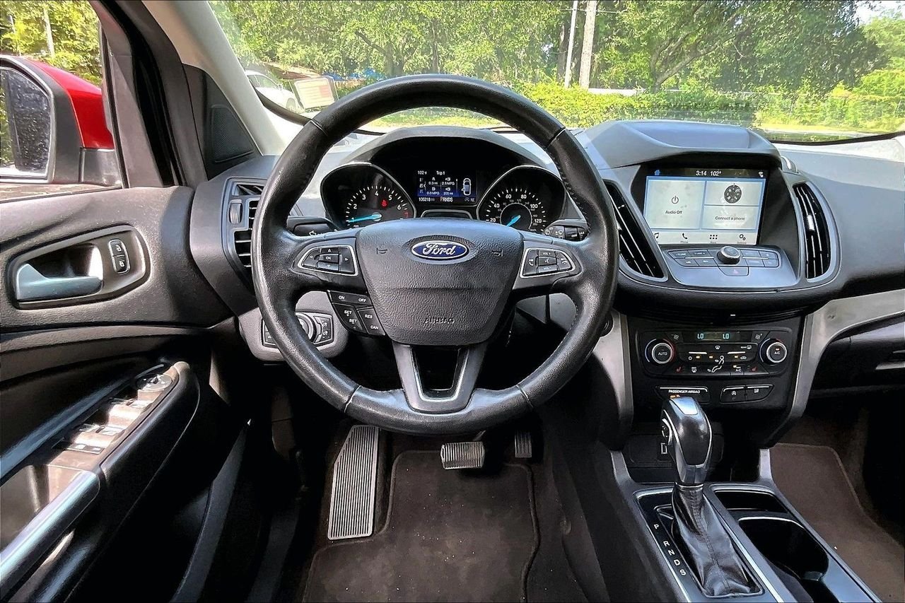 Used 2019 Orange Ford SEL image 8