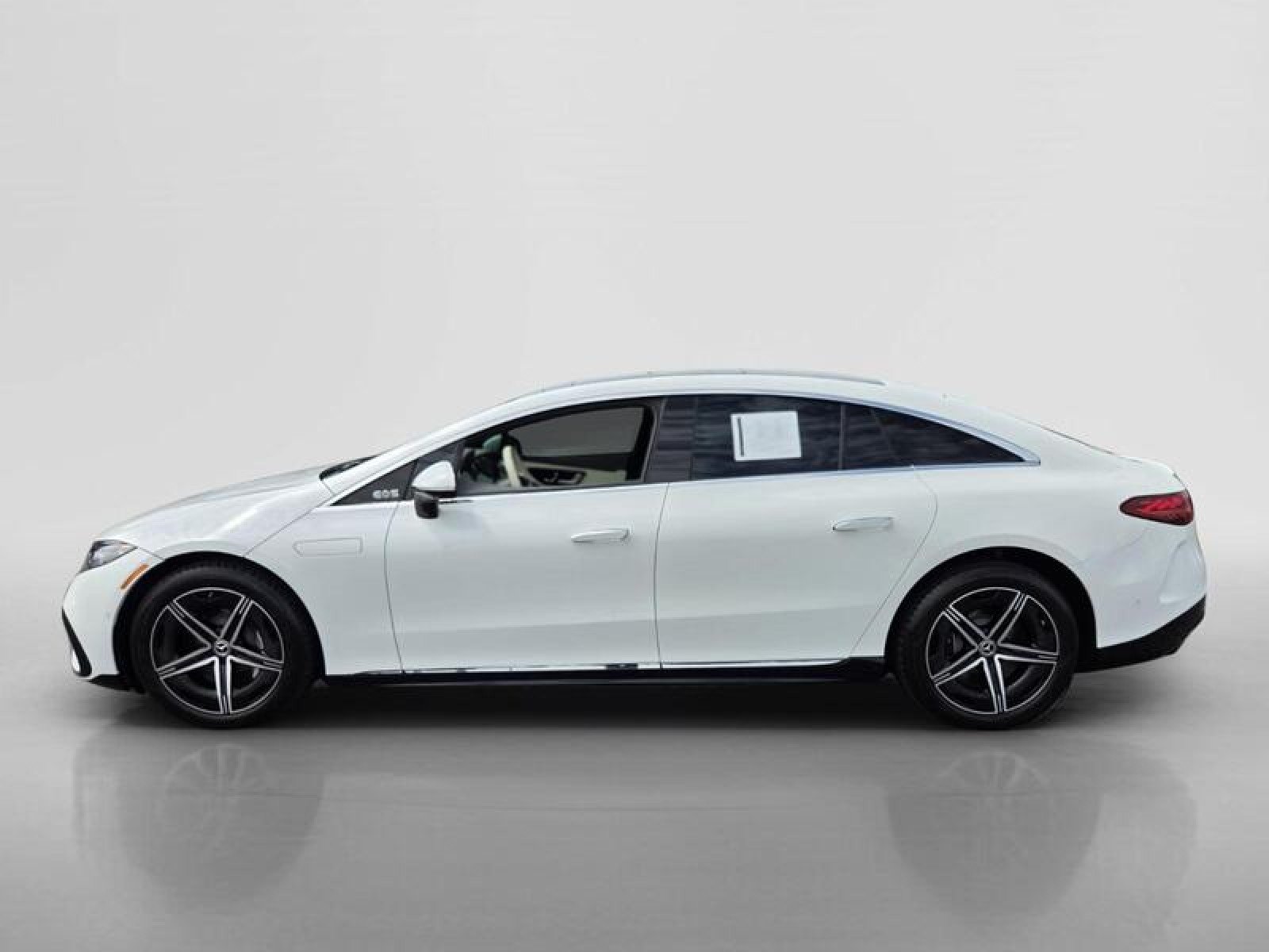 Certified Used 2024 MANUFAKTUR Moonlight White Metallic Mercedes-Benz EQS 580 image 2
