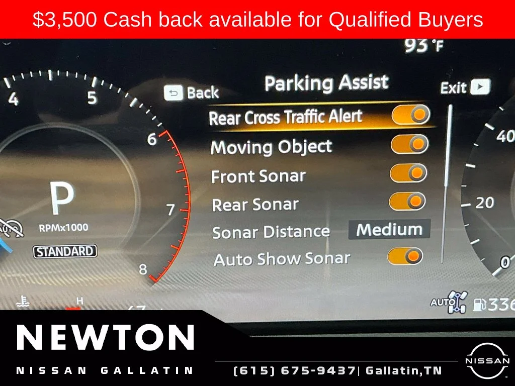 New 2026 Everest White TriCoat / Super Black Two-tone Nissan Platinum Reserve image 52