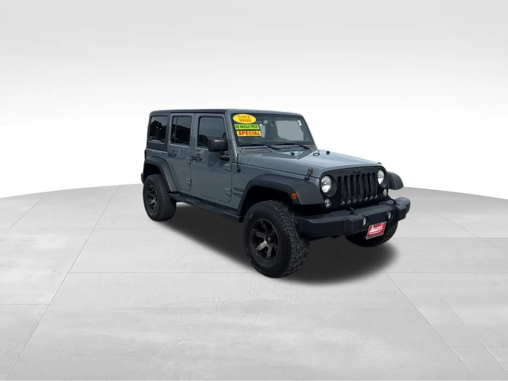 Used 2014 Gray Jeep Unlimited Sport image 8