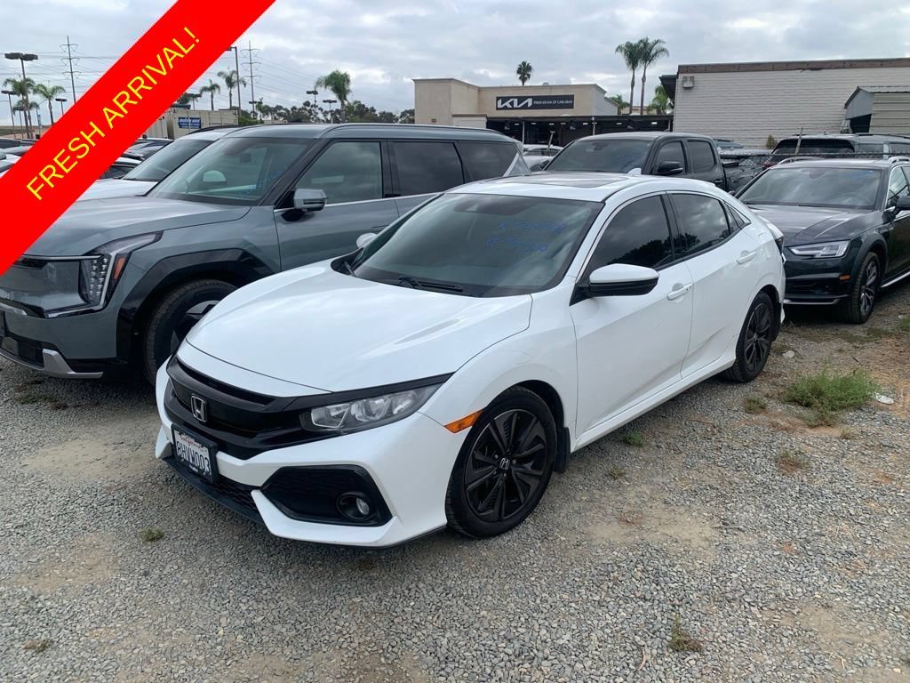 Used 2019 White Orchid Pearl Honda EX image 1