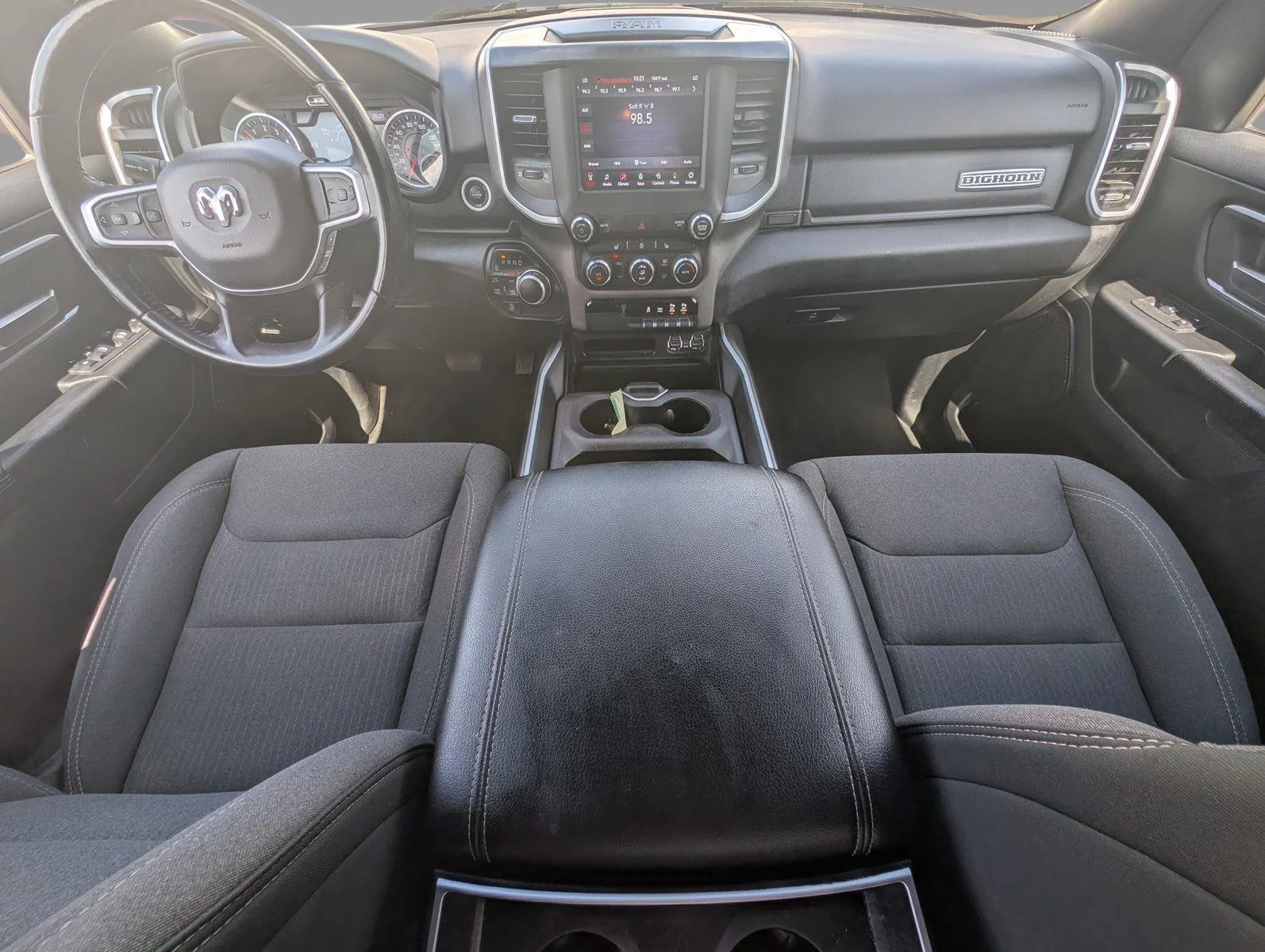 Used 2021 Diamond Black Crystal Pearlcoat Ram Big Horn image 34