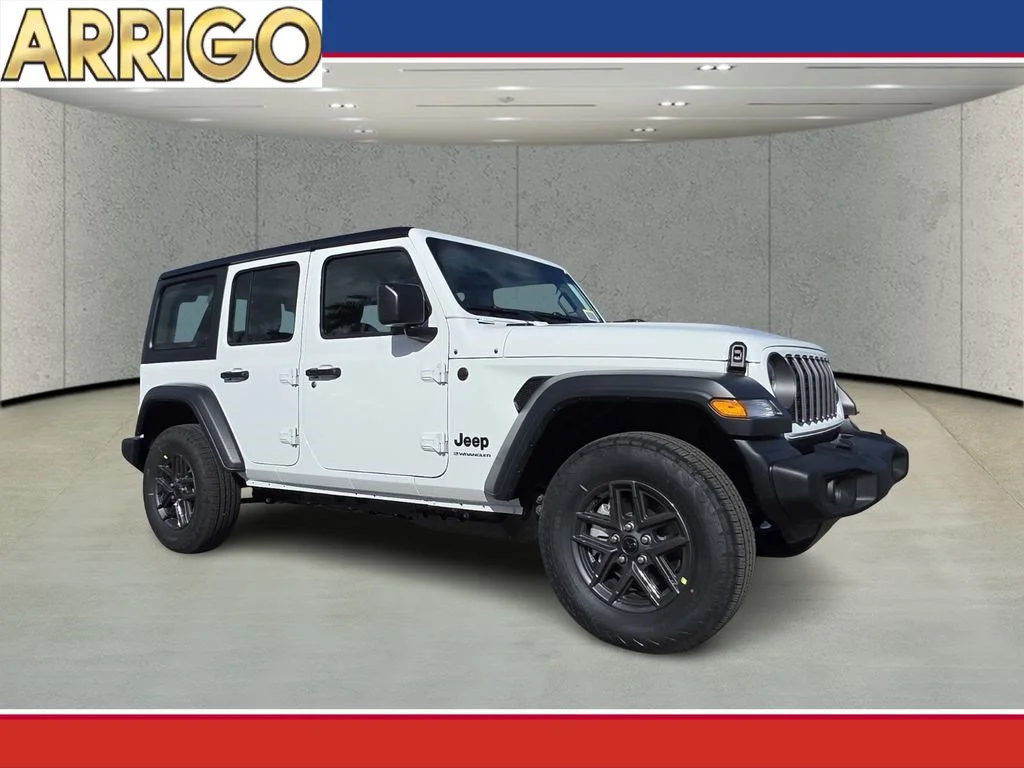 New 2026 Bright White Clear-Coat Exterior Paint Jeep Sport image 1