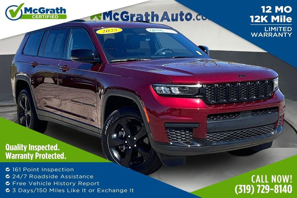 Used 2025 Red Jeep Altitude image 1